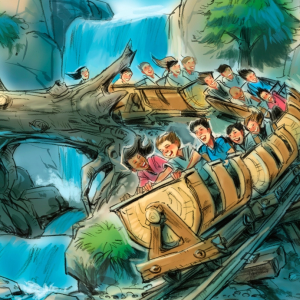 Disney-new-fantasyland-seven-dwarfs-mine-train-concept-art