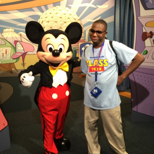Mickey at Epcot (April 28 2015)
