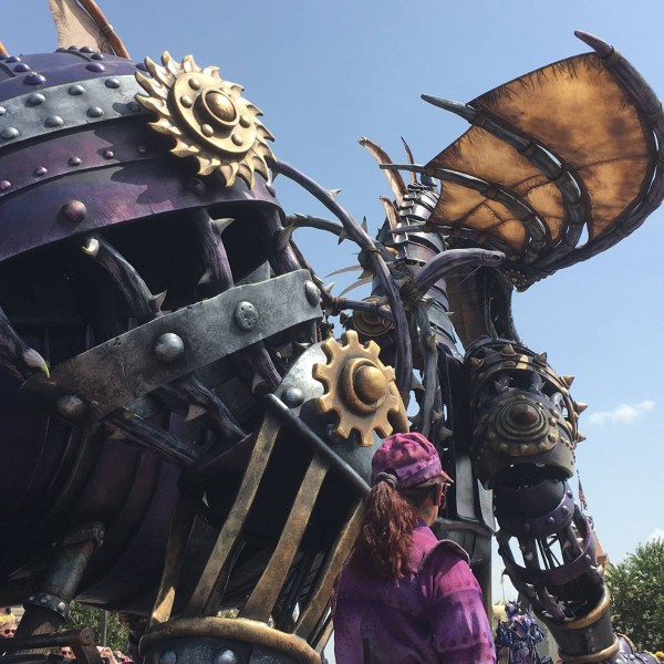 The rear of Dragon Maleficent