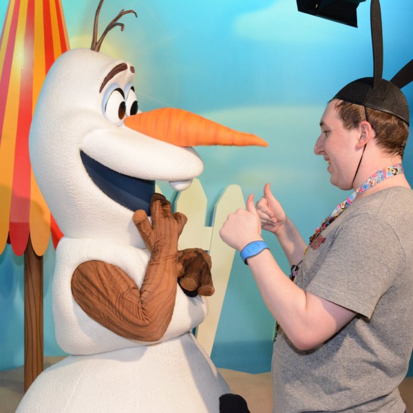 Telling Olaf about my past experience with him