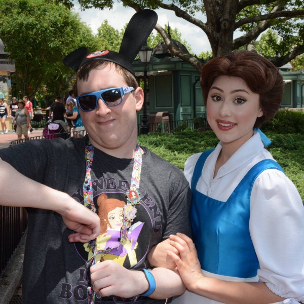 Hugging Villager Belle Bye | WDWMAGIC - Unofficial Walt Disney World ...