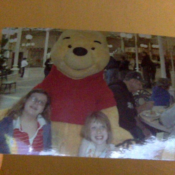 Sisters with Pooh Bear(2010)