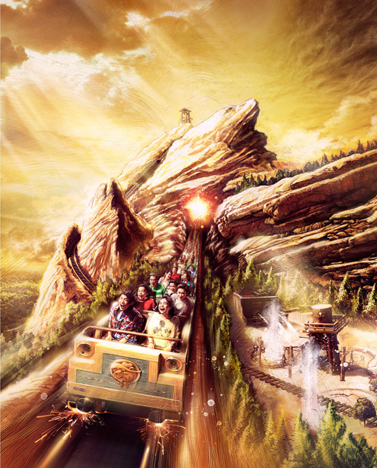 Big Grizzly Mountain Runaway Mine Cars