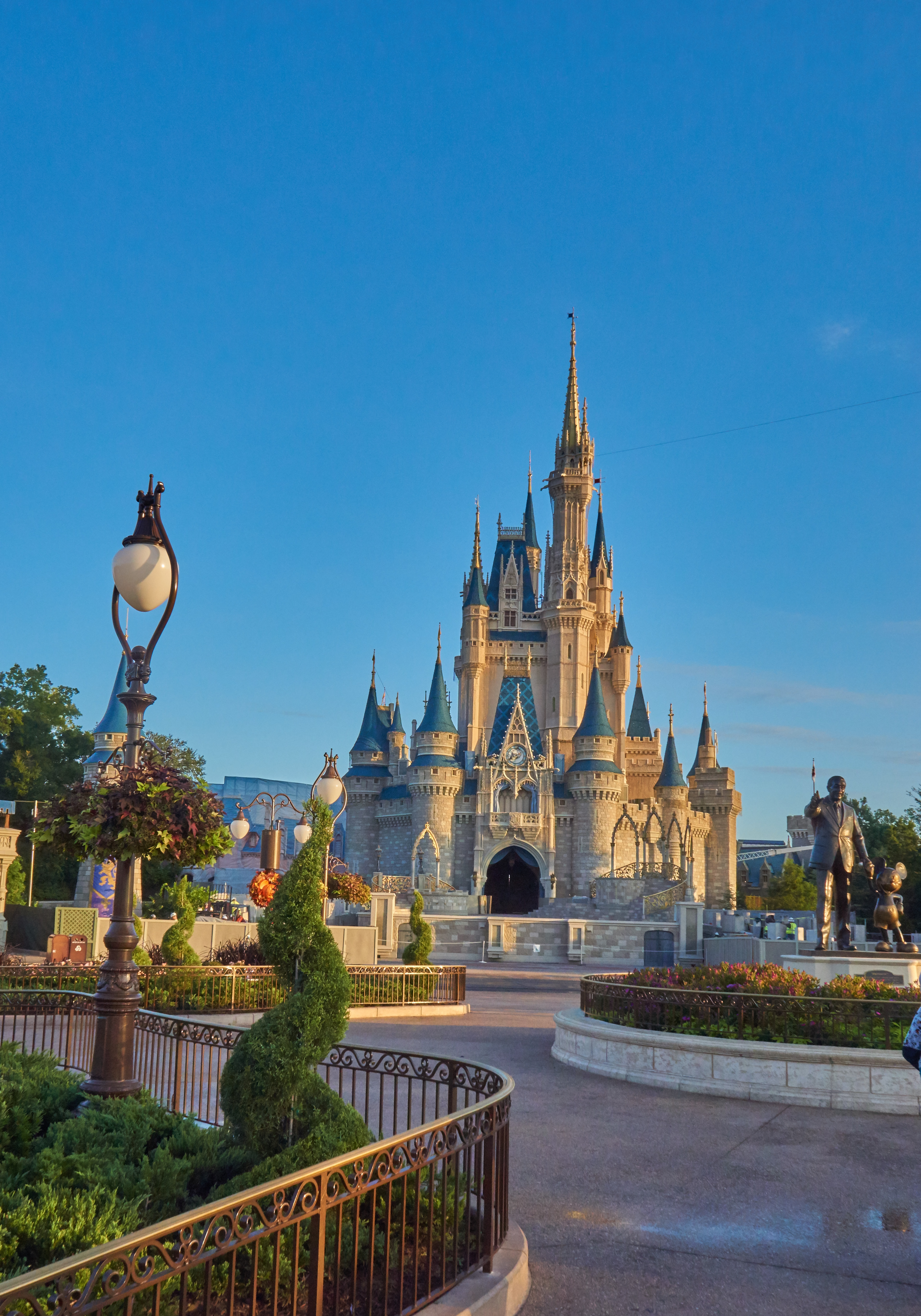 Castle in the morning.