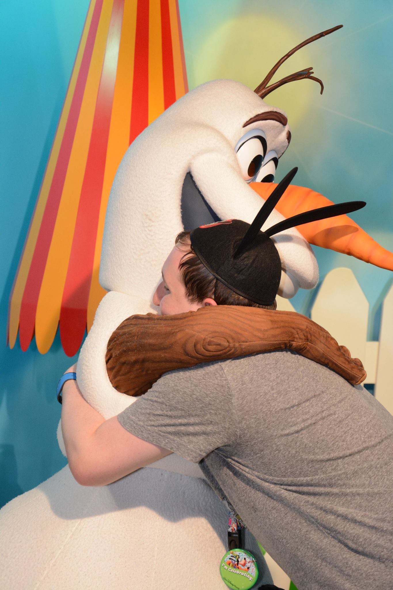 First Warm Hug to Olaf