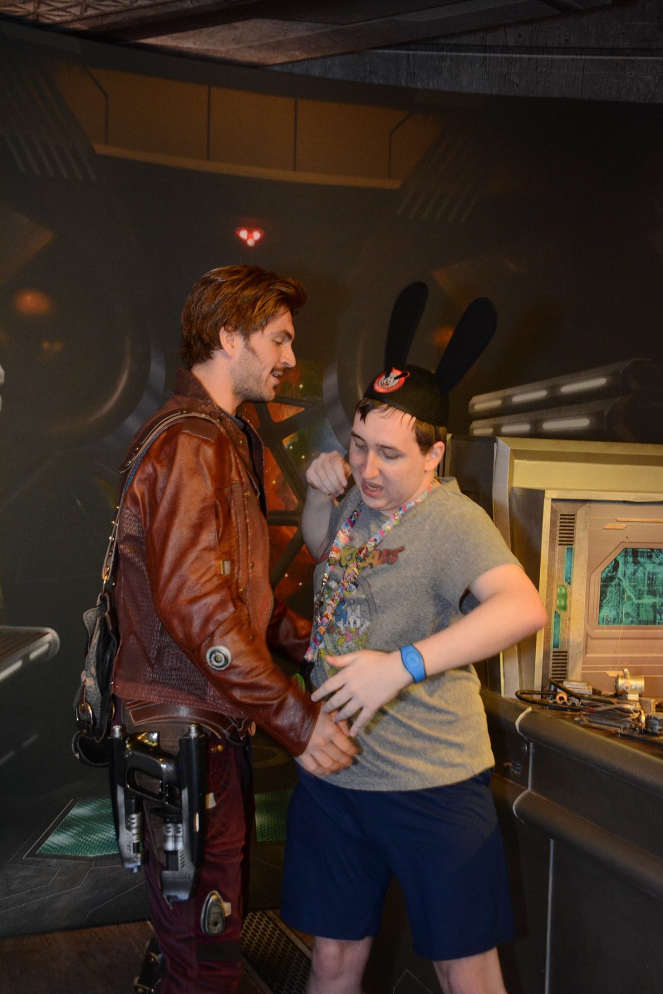 Giving Star Lord Hugs