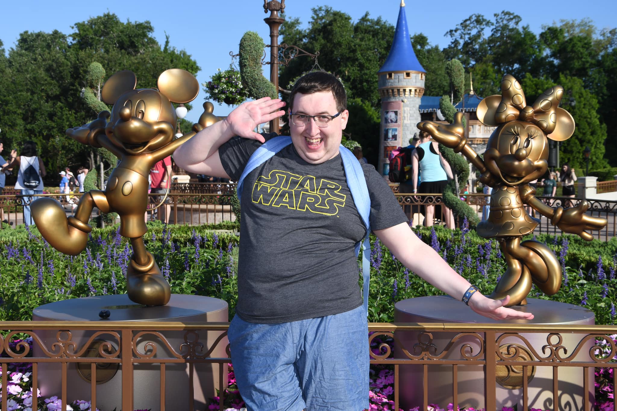 Hi Mickey and Minnie