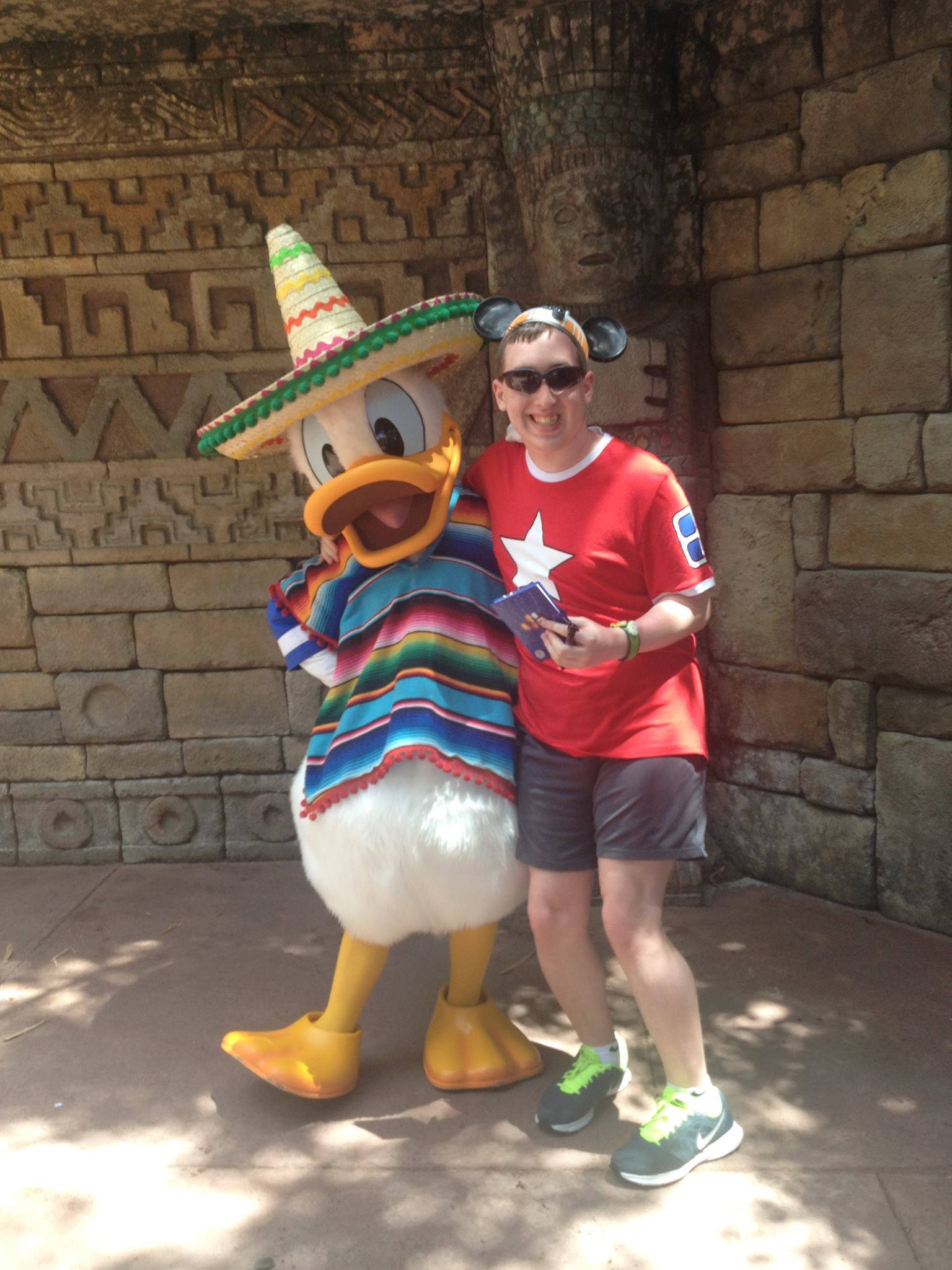 Me and Donald Duck