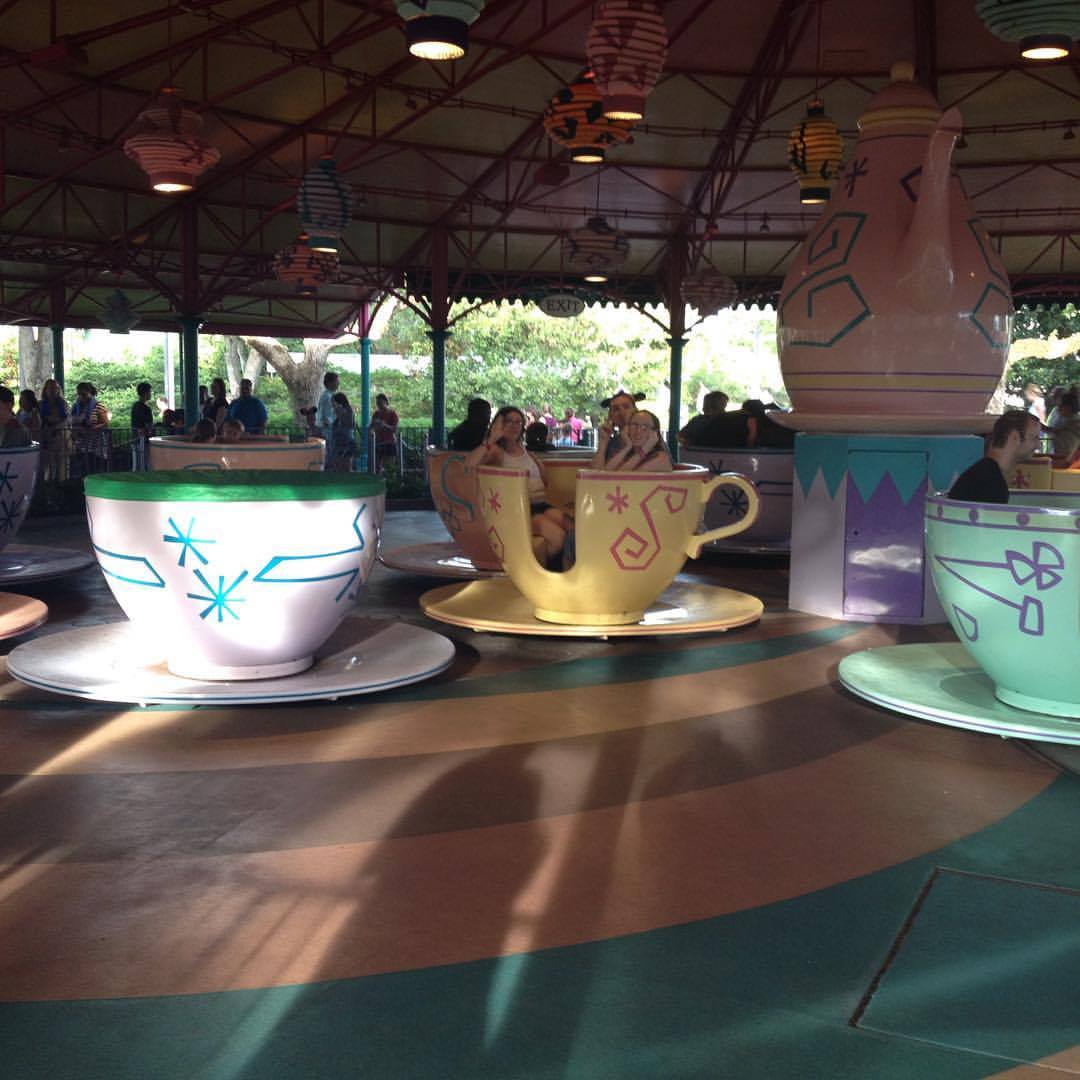 Me and Sisters on the Mad Tea Party