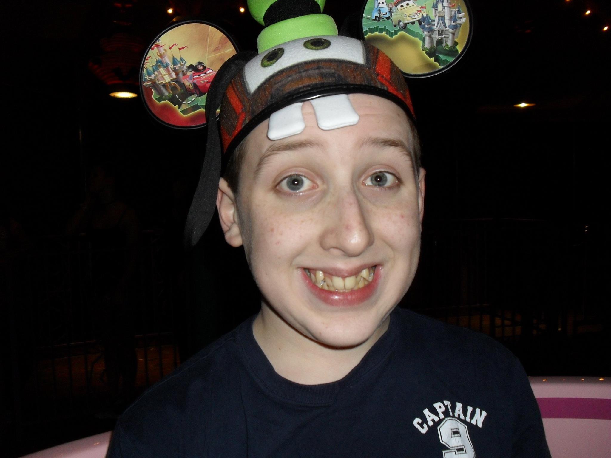 My weird face on the Mad Tea Party