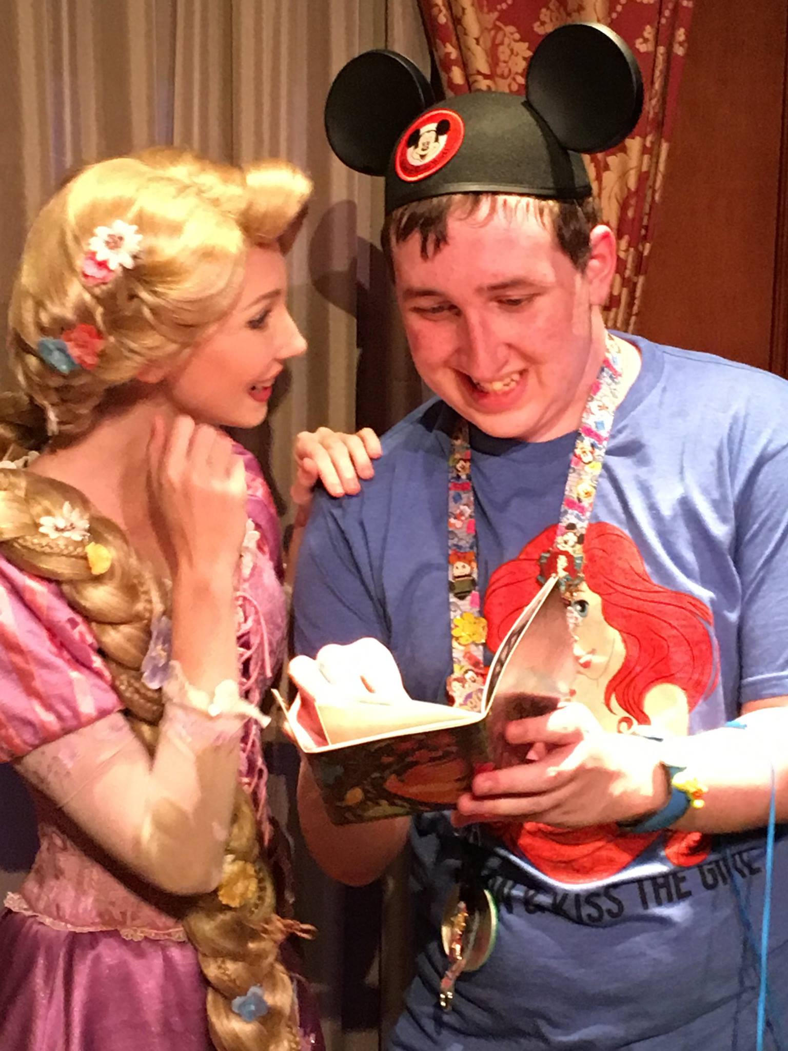Rapunzel Loved Seeing Eugene in Rapunzel's Journal