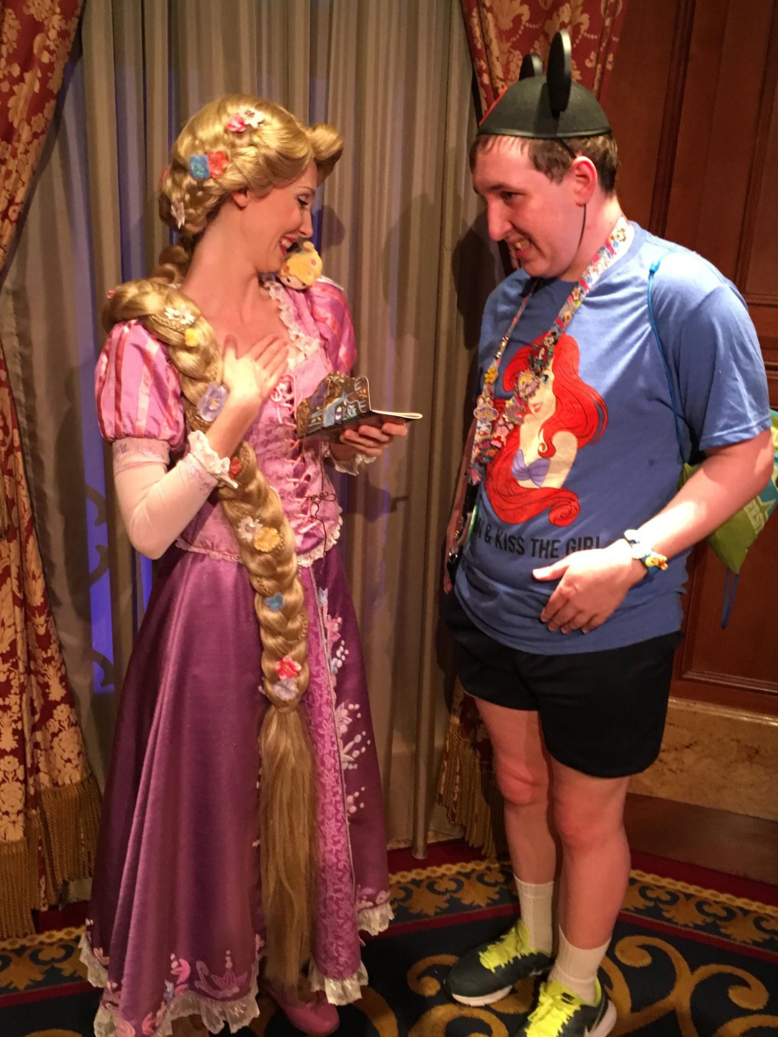 Rapunzel's still giggly with her Tsum Tsum self