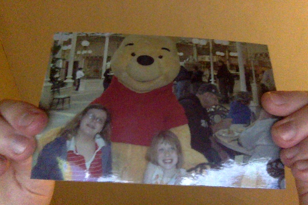 Sisters with Pooh Bear(2010)