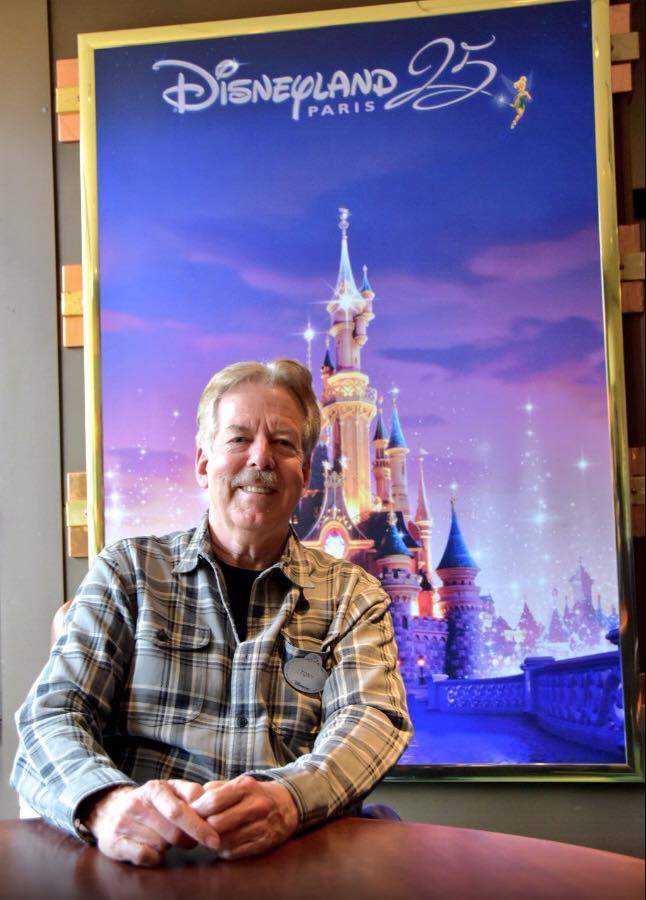 Tony Baxter attending the kickoff of Disneyland Paris' 25th Anniversary celebration